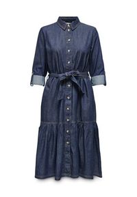 only - ONLY Sukienka jeansowa Sevigny 15357967 Granatowy Regular Fit. Kolor: niebieski. Materiał: bawełna #5