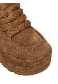 Naked Wolfe Sneakersy BEAU Brązowy. Kolor: brązowy. Materiał: skóra, zamsz