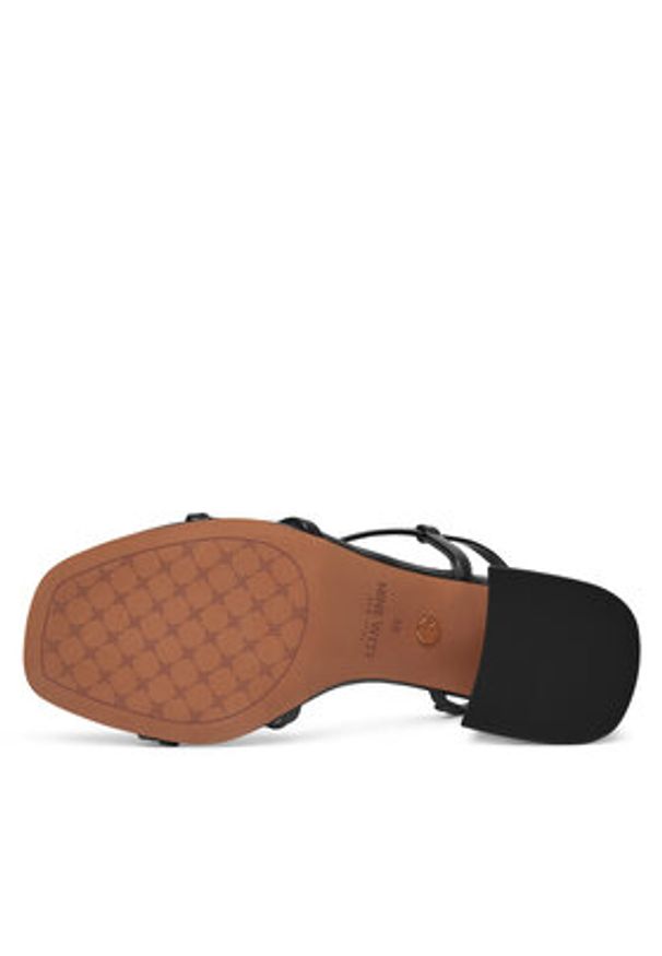 Nine West Sandały WFA2642-1 Czarny. Kolor: czarny. Materiał: skóra