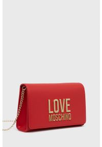 Love Moschino Torebka kolor czerwony. Kolor: czerwony. Rodzaj torebki: na ramię #4