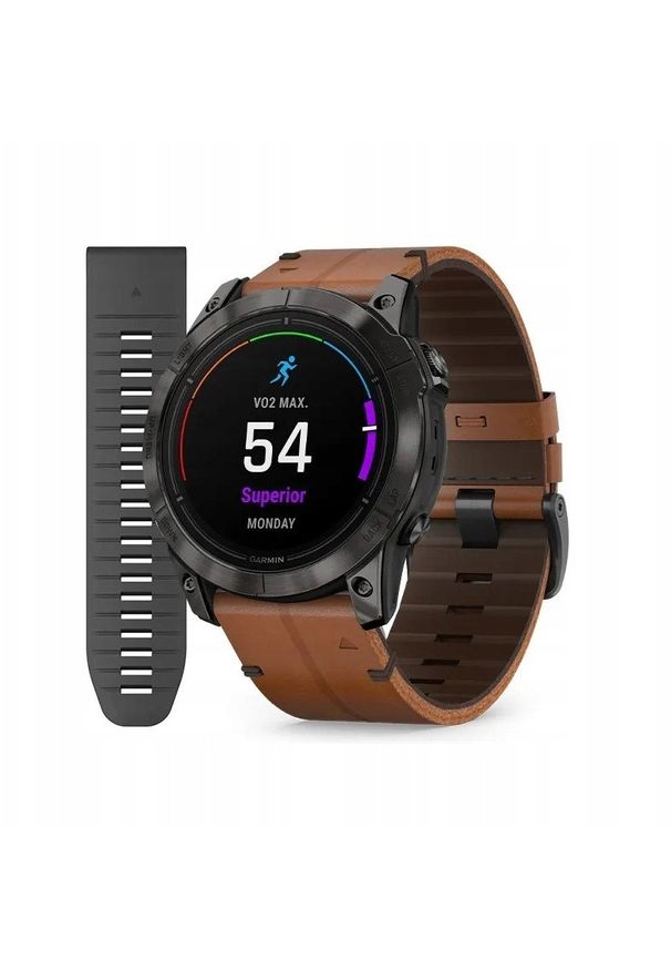 GARMIN - Garmin Epix Pro Gen 2 51 mm Sapphire Szary z powłoką węglową. Kolor: szary