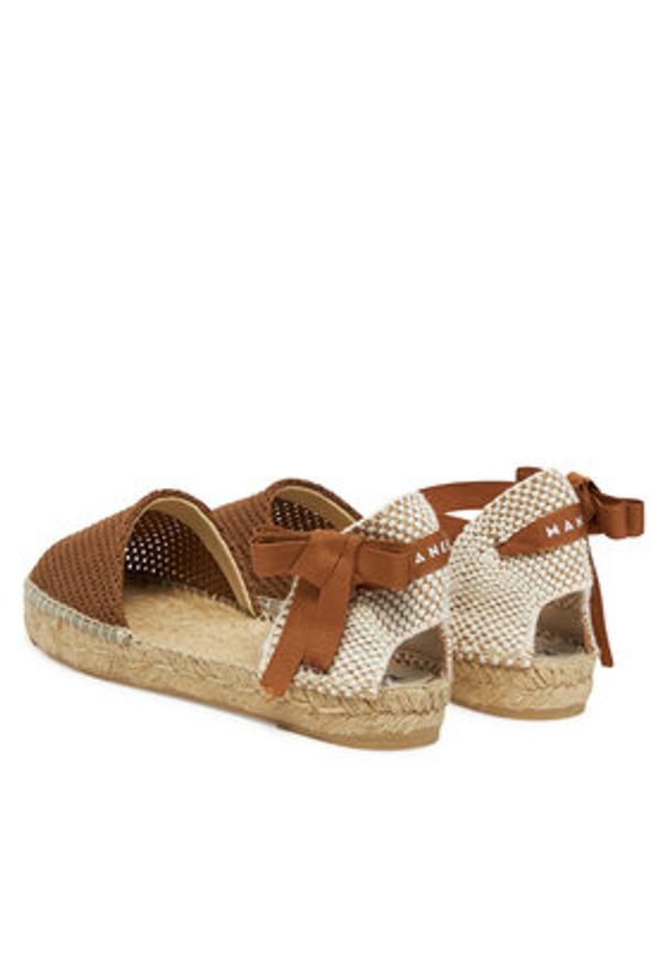 Manebi Espadryle H 2.7 P0 Brązowy. Kolor: brązowy. Materiał: materiał