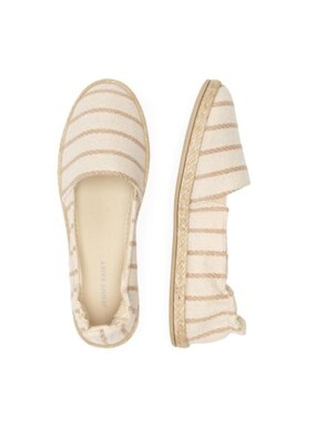 Jenny Fairy Espadryle KAYLA WSK1609-05 Beżowy. Kolor: beżowy. Materiał: materiał