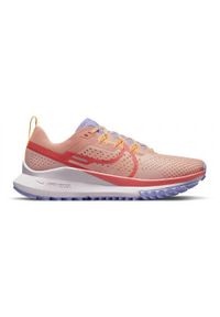 Buty Do Biegania Damskie Nike W React Pegasus Trail 4. Kolor: różowy, niebieski, wielokolorowy. Sport: bieganie