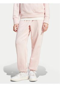 Adidas - adidas Spodnie dresowe ALL SZN French Terry IY6817 Różowy Loose Fit. Kolor: różowy. Materiał: bawełna