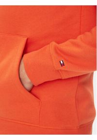 TOMMY HILFIGER - Tommy Hilfiger Bluza Logo MW0MW11599 Pomarańczowy Regular Fit. Kolor: pomarańczowy. Materiał: bawełna #2