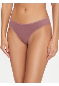 Calvin Klein Underwear Komplet 5 par stringów Thong 5Pk 000QD5250E Kolorowy. Materiał: bawełna. Wzór: kolorowy #6