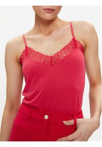Morgan Top 221-BETTY Czerwony Regular Fit. Kolor: czerwony. Materiał: syntetyk