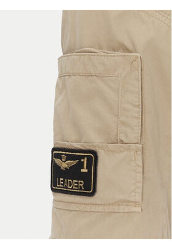 Aeronautica Militare Szorty materiałowe 251BE041CT1122 Beżowy Regular Fit. Kolor: beżowy. Materiał: bawełna