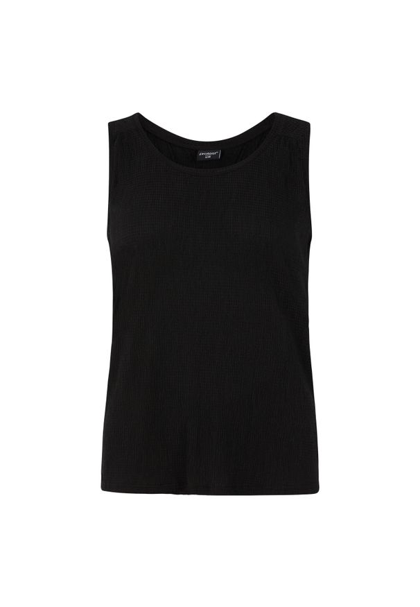 Damski tank top Protest Fields. Okazja: na co dzień. Kolor: czarny. Styl: casual