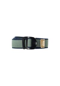 Pasek do spodni E9 Elegancio. Kolor: zielony. Sport: turystyka piesza