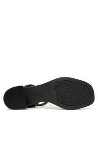 Clarks Sandały Jaylan Ray 26181658 Czarny. Kolor: czarny. Materiał: skóra
