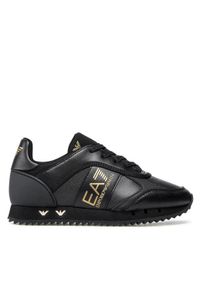 EA7 Emporio Armani Sneakersy X8X119 XK291 R384 Czarny. Kolor: czarny. Materiał: skóra