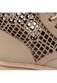 Pinko - PINKO Botki Noemi Stivale PE 22 BLKS1 1H212D Y87W Beżowy. Kolor: beżowy. Materiał: skóra #5