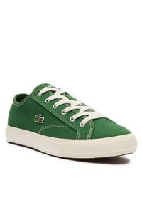 Lacoste Tenisówki Backourt 747CMA0005 Zielony. Kolor: zielony