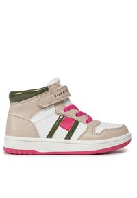 TOMMY HILFIGER - Tommy Hilfiger Sneakersy T3A9-32961-1434Y609 S Beżowy. Kolor: beżowy #1