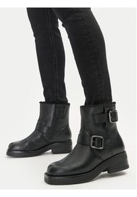 Clarks Botki Rebelle Buckle 26178891 Czarny. Kolor: czarny. Materiał: skóra #2