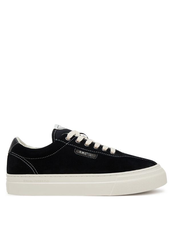 S.W.C Stepney Workers Club Tenisówki Dellow 02 Cup Suede YA21015 Czarny. Kolor: czarny. Materiał: zamsz, skóra