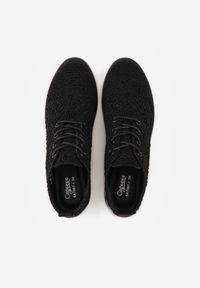 Born2be - Czarne Ażurowe Półbuty z Metaliczną Wstawką Homonis. Okazja: na co dzień. Kolor: czarny. Wzór: ażurowy. Styl: casual, elegancki #4