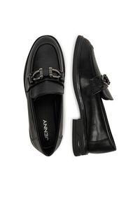 Jenny - JENNY Loafersy WFA3869-1 Czarny. Kolor: czarny. Materiał: syntetyk, materiał