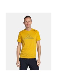 Męska koszulka merynosów Kilpi MERIN-W. Kolor: żółty