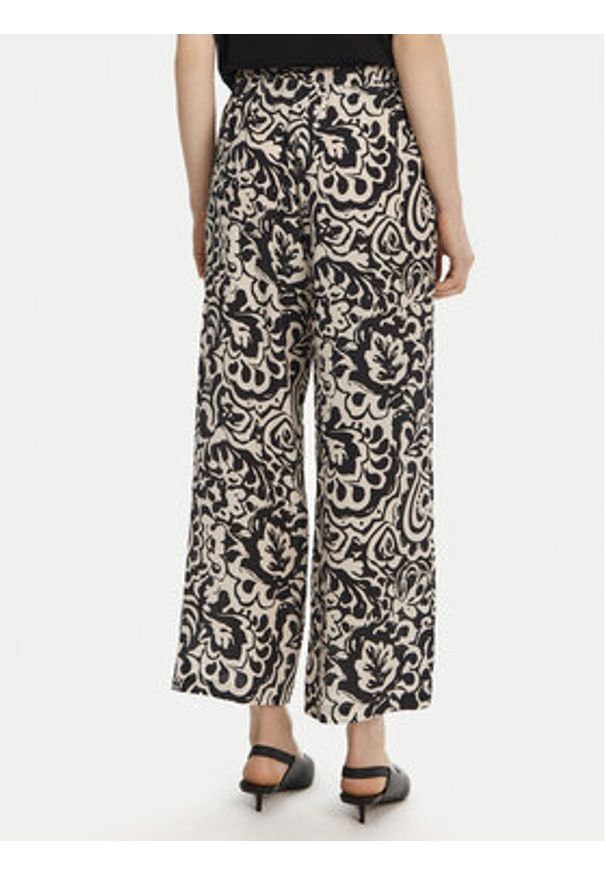 Weekend Max Mara Spodnie materiałowe Reed 2515131082 Czarny Regular Fit. Kolor: czarny. Materiał: jedwab