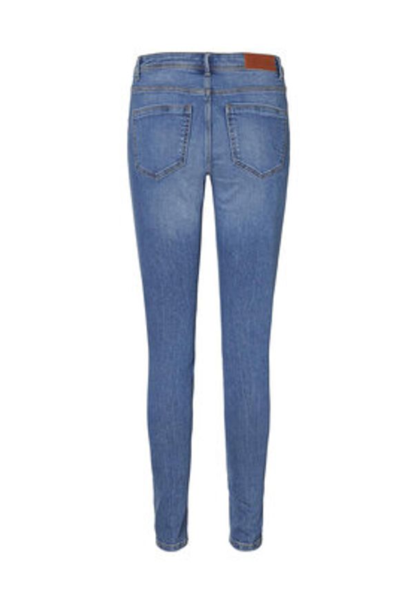 Vero Moda Jeansy Tanya 10222531 Granatowy Skinny Fit. Kolor: niebieski
