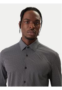 BOSS Koszula P-Hank 50556102 Czarny Slim Fit. Kolor: czarny. Materiał: syntetyk #4