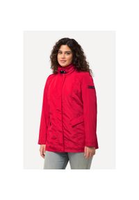 ULLA POPKEN - Damskie Kurtka funkcyjna HYPRAR stójka kaptur 2-kierunkowy zamek błyskawiczny. Typ kołnierza: kołnierzyk stójkowy. Kolekcja: plus size. Kolor: różowy. Materiał: poliester, materiał. Sport: turystyka piesza #1