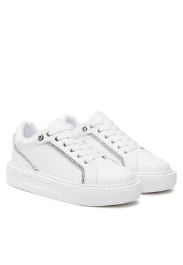 Liu Jo Sneakersy Kylie 31 BF4067 PX532 Biały. Kolor: biały. Materiał: skóra
