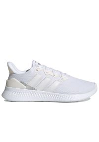 Adidas - Buty adidas Puremotion SE GX0606 - białe. Zapięcie: pasek. Kolor: biały. Materiał: materiał, syntetyk. Szerokość cholewki: normalna. Wzór: aplikacja, paski. Model: Adidas Cloudfoam. Sport: turystyka piesza