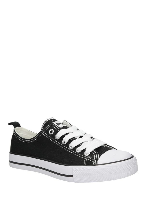 American Club - Trampki sznurowane american lh-17-dsln. Kolor: czarny