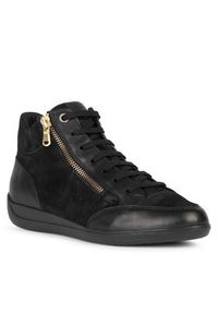 Geox Sneakersy D Myria D3668B 022TC C9999 Czarny. Kolor: czarny. Materiał: skóra #3