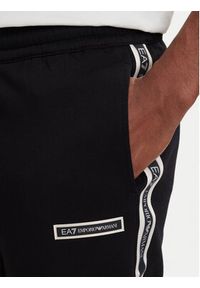 EA7 Emporio Armani Spodnie dresowe 7M002198 AF10377 UC001 Czarny Slim Fit. Kolor: czarny. Materiał: bawełna #5