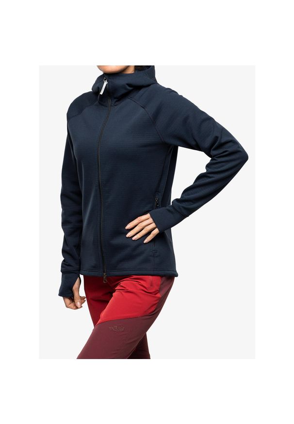 Bluza polarowa damska Houdini Mono Air Houdi. Kolor: niebieski. Materiał: polar. Sport: turystyka piesza