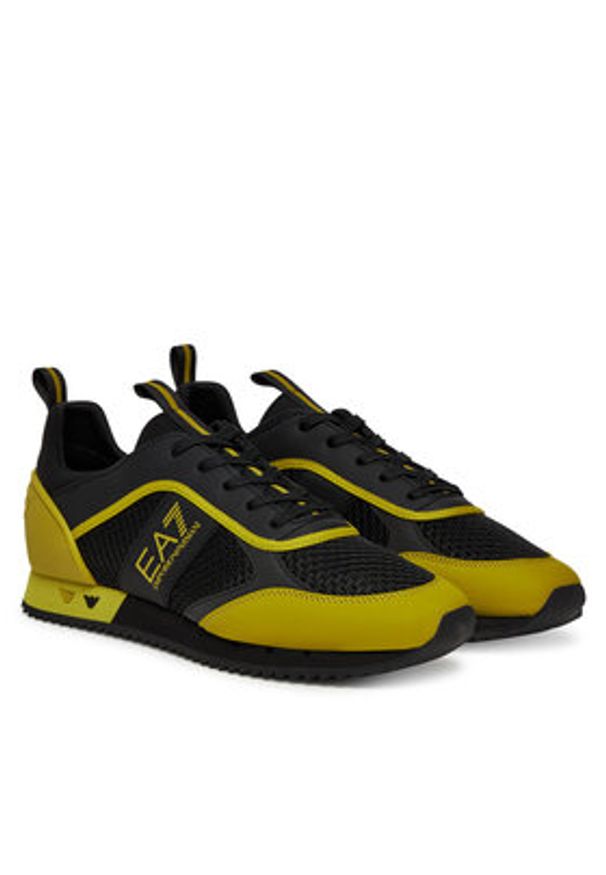 EA7 Emporio Armani Sneakersy X8X027 XK050 D187 Czarny. Kolor: czarny. Materiał: materiał