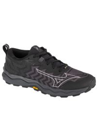 Buty do biegania męskie Mizuno Wave Daichi 8 Gtx. Zapięcie: sznurówki. Kolor: czarny. Materiał: guma, materiał, tkanina, syntetyk. Szerokość cholewki: normalna. Model: Mizuno Wave