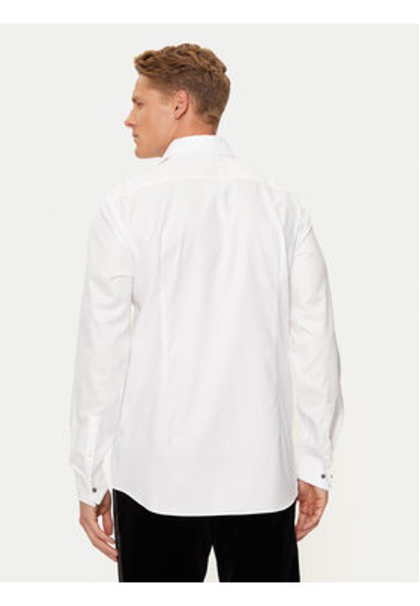 BOSS - Boss Koszula H-Hank 50527622 Biały Slim Fit. Kolor: biały. Materiał: bawełna