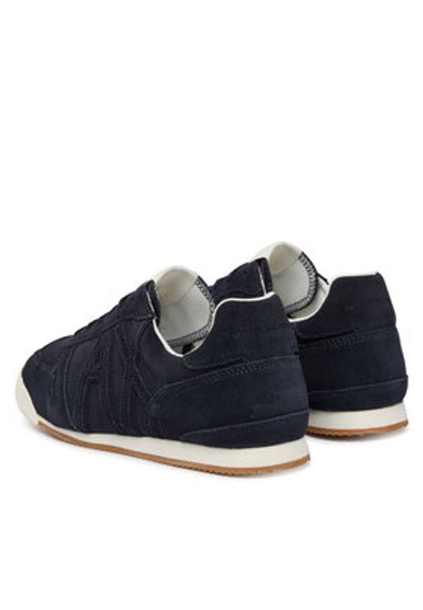 Armani Exchange Sneakersy XM002616 AF19687 ZB004 Granatowy. Kolor: niebieski. Materiał: skóra, zamsz