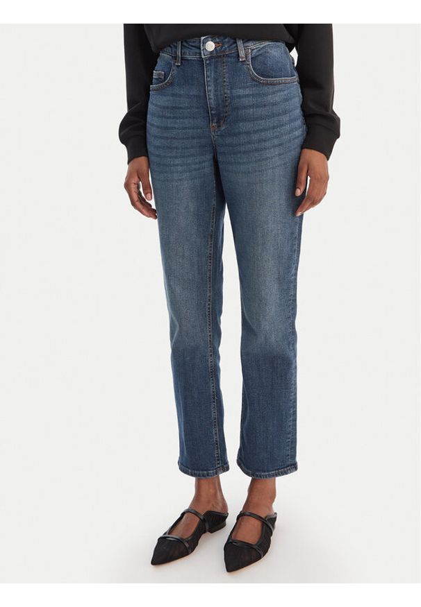 Vero Moda Jeansy Rosie 10342051 Niebieski Straight Fit. Kolor: niebieski