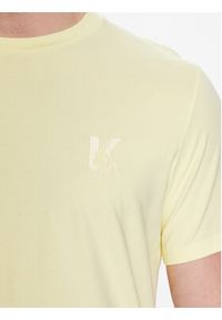 Karl Lagerfeld - KARL LAGERFELD T-Shirt 755890 532221 Żółty Regular Fit. Typ kołnierza: dekolt w karo. Kolor: żółty. Materiał: bawełna #2