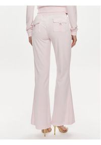 Juicy Couture Spodnie dresowe Heritage Dog JCBBJ223814 Różowy Slim Fit. Kolor: różowy. Materiał: welur #4