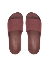 Calvin Klein Jeans Klapki Slide Hf Mono Cv YM0YM01282 Brązowy. Kolor: brązowy. Materiał: materiał #3