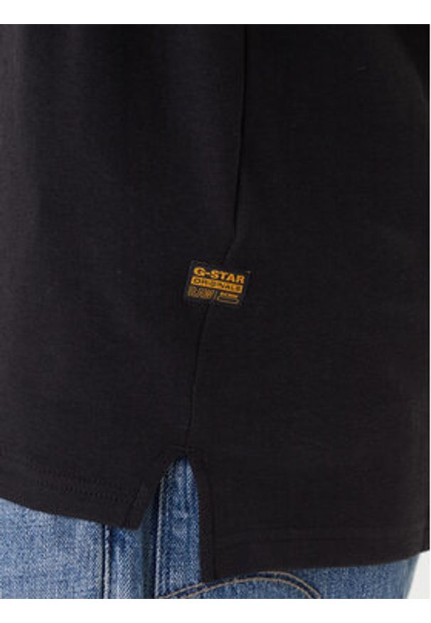 G-Star RAW - G-Star Raw Longsleeve Nifous D25076-D976 Czarny Regular Fit. Kolor: czarny. Materiał: bawełna. Długość rękawa: długi rękaw