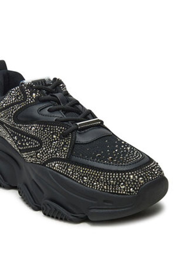Steve Madden Sneakersy Privy SM19000082 Czarny. Kolor: czarny. Materiał: materiał