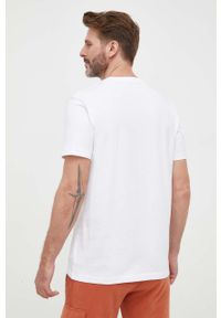 Calvin Klein Jeans t-shirt bawełniany kolor biały z nadrukiem. Kolor: biały. Materiał: bawełna. Wzór: nadruk. Styl: klasyczny #2