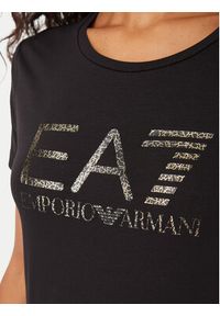 EA7 Emporio Armani T-Shirt 7W001443 AF10373 MC004 Czarny Slim Fit. Kolor: czarny. Materiał: bawełna #3