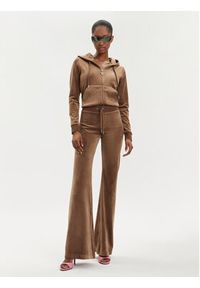 Juicy Couture Bluza Rodeo Robertson JCBAS223822 Brązowy Slim Fit. Kolor: brązowy. Materiał: syntetyk