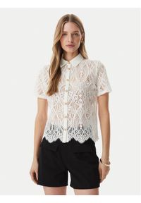 Morgan Koszula 261-DLILA Biały Regular Fit. Kolor: biały. Materiał: syntetyk, bawełna #1