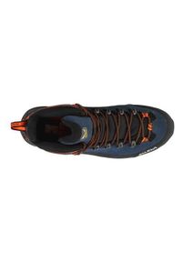 Buty trekkingowe męskie Salewa Alp Mate Winter Mid Wp. Wysokość cholewki: za kostkę. Kolor: niebieski. Materiał: zamsz. Szerokość cholewki: normalna. Sezon: zima